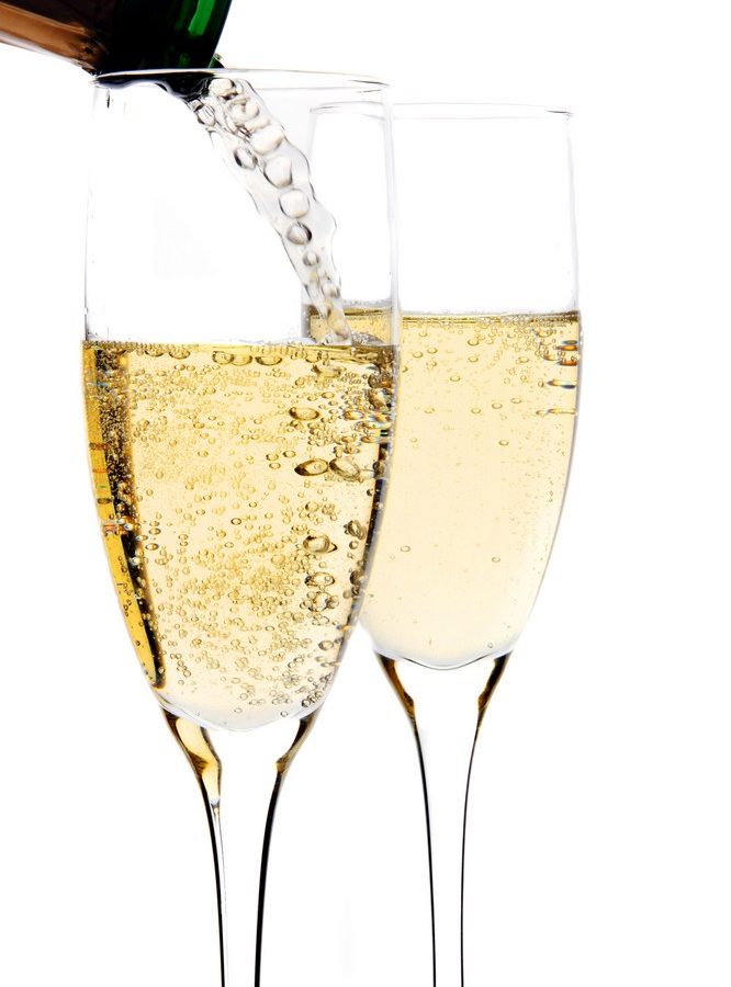 Champagne deals glass bubbles