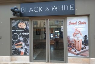 Black and White Burger