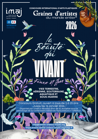 Concours international d’arts plastiques : « Graines d’artistes du monde entier »