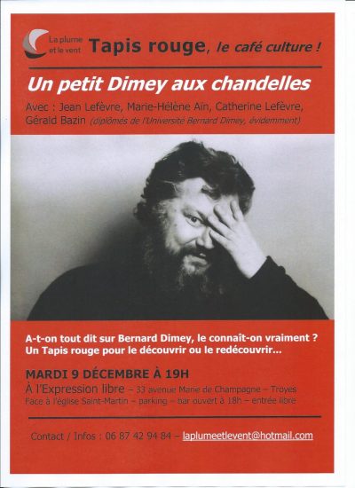 Tapis rouge, le café culture de La plume et le vent