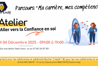 Atelier “Aller vers la Confiance en soi”