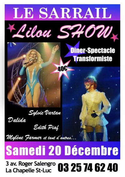 Soirée Lilou Show Transformiste