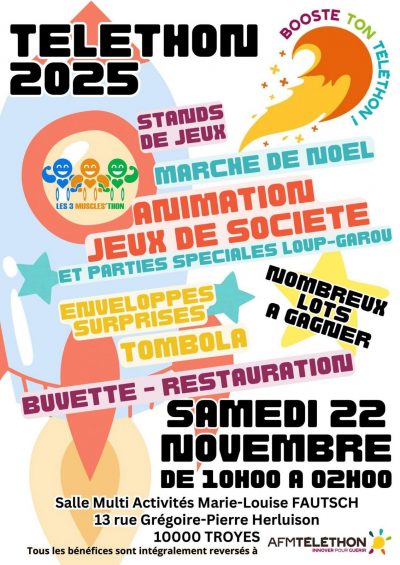 Le Téléthon des 3 Muscles’thon
