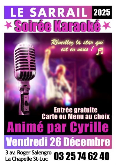 Soirée spéciale Karaoké !