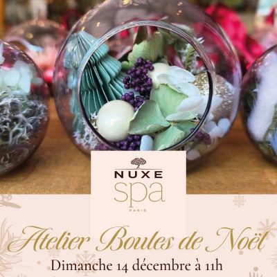 Atelier Boules de Noël au SPA NUXE Troyes