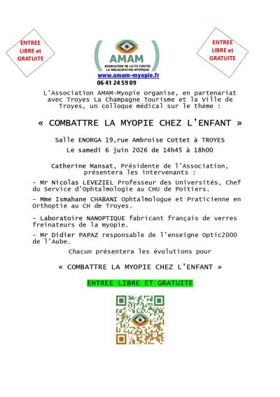 Combattre la myopie chez l’enfant