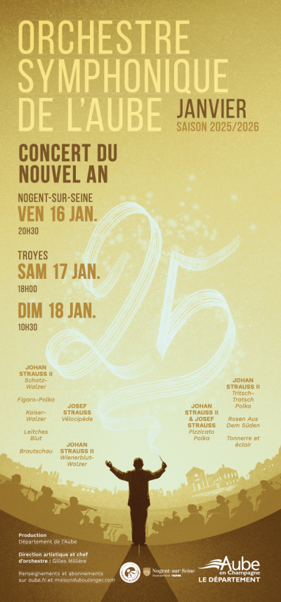 Orchestre Symphonique de l’Aube – Concert du nouvel an