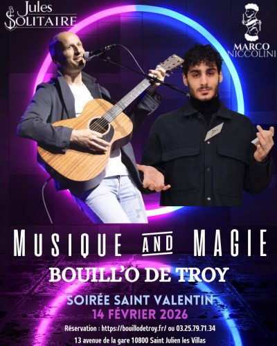 Soirée Saint-Valentin au Bouill’O de Troy