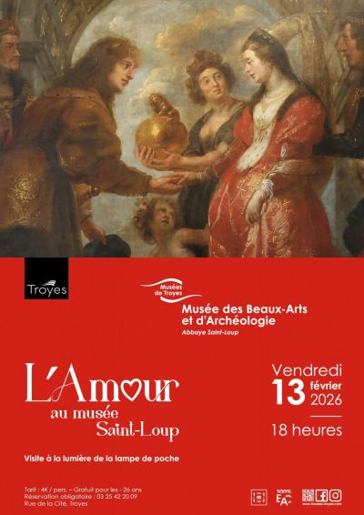 Visite guidée “L’amour au musée Saint-Loup”