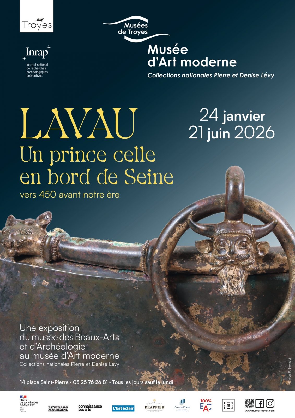 Visite guidée de l’exposition “Lavau, Un prince celte en bord de Seine”