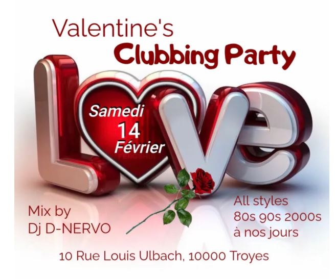 Soirée Saint-Valentin avec DJ D-Nervo / Club 3x+