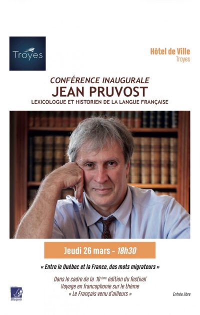Voyage en francophonie – Conférence inaugurale