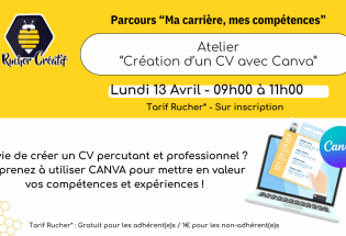 Atelier “Création d’un CV avec Canva”