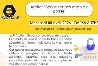 Atelier “Sécuriser ses mots de passe”