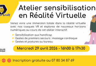Atelier Sensibilisation avec la Réalité Virtuelle