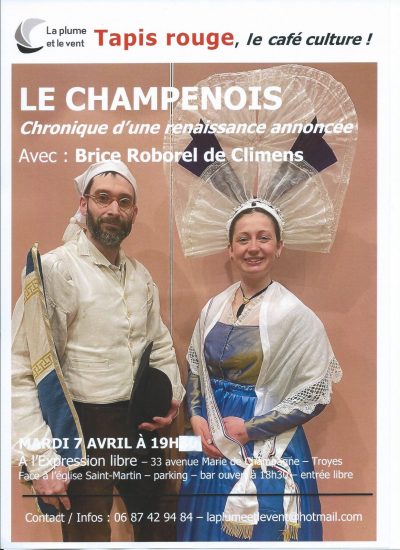 Tapis rouge, le café culture : “Le champenois, chronique d’une renaissance annoncée