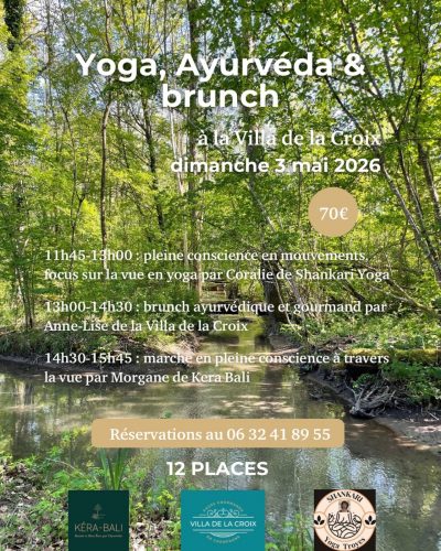 Yoga, Ayurvéda & Brunch à La Villa de la Croix