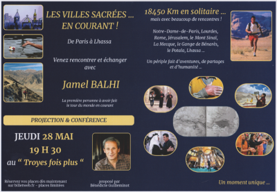Les Villes Sacrées … en courant ! Projection & Conférence de Jamel BALHI