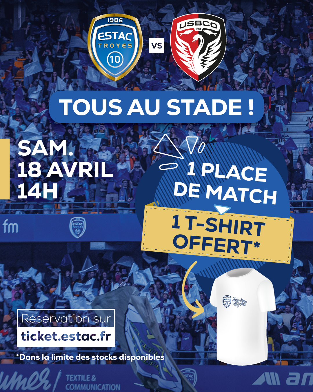 Tous au Stade : Estac / Boulogne