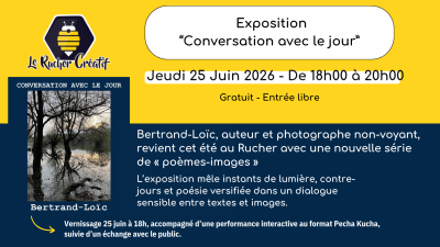 Vernissage exposition “Conversation avec le jour”