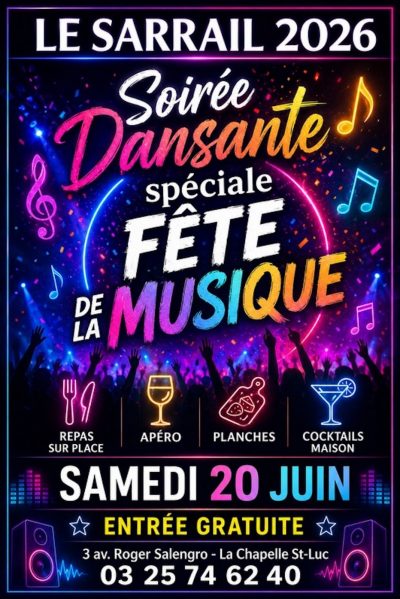 Soirée dansante – spéciale Fête de la musique