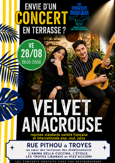 Concert du Duo Troyen “Velvet Anacrouse”