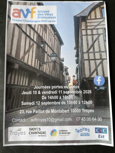 Portes ouvertes Accueil des Villes Françaises Troyes Champagne Métropole