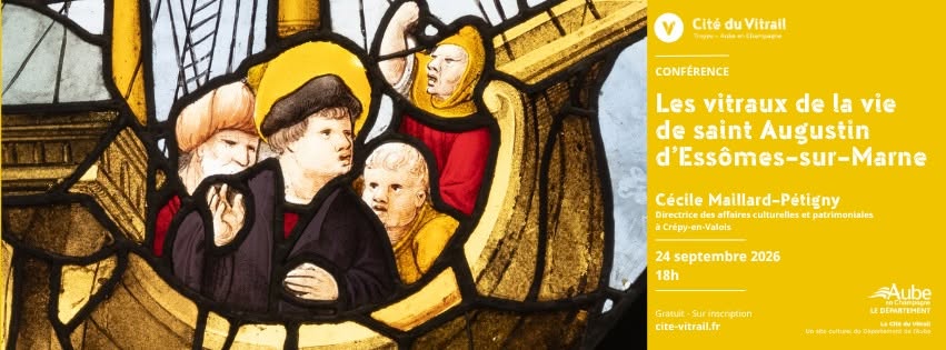 Conférence – Les vitraux de la vie de saint Augustin d’Essômes-sur-Marne