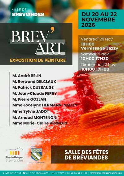 Exposition de peintures Brev’Arts