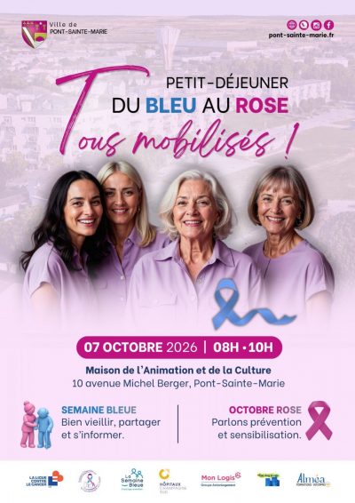 Petit-déjeuner Octobre Rose & Semaine Bleue