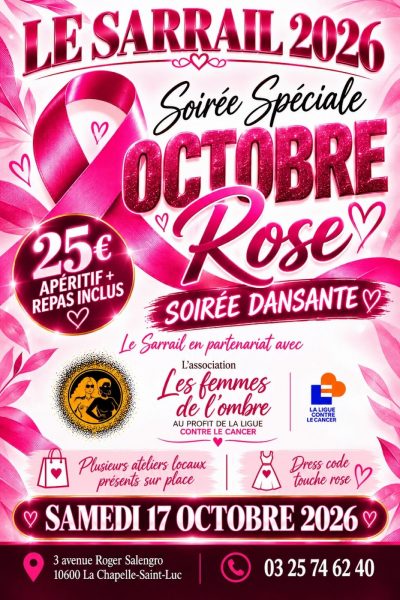 Soirée Octobre Rose 2026
