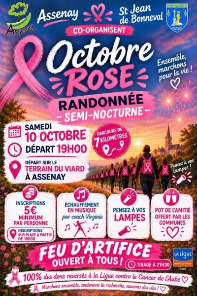 Randonnée Octobre Rose semi-nocturne