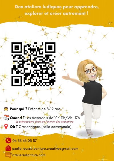 Ateliers d’écriture créative