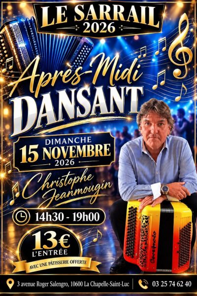 Après-midi dansant avec Christophe Jeanmougin